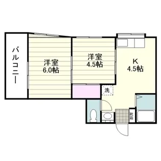 加藤ハイツ【0203号室】の間取り