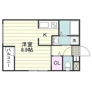 アーデルメゾン【0203号室】の間取り