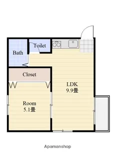 タワラ1【3階】の間取り