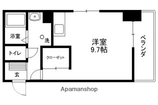 ホーマルハウト佐多【201号室】の間取り