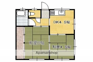 芙蓉荘【101号室】の間取り