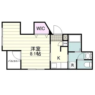 オーシャンパレス・KAI【0403号室】の間取り