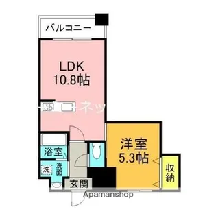 サムティ鹿児島駅前ベイサイドⅡ【302号室】の間取り