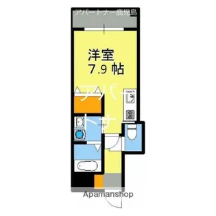サムティ鹿児島駅前ベイサイドⅡ【205号室】の間取り