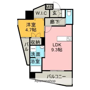 グランパルク梓館【2階】の間取り