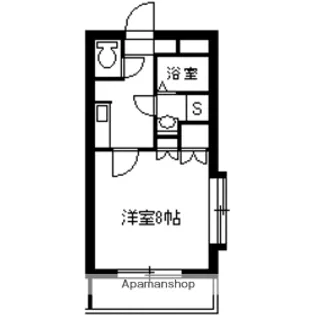 アミューズ鴨池【3階】の間取り