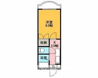 カーサ大和Ⅱ【5階】の間取り