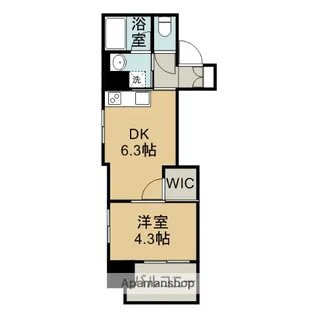 アムールM.36【5階】の間取り