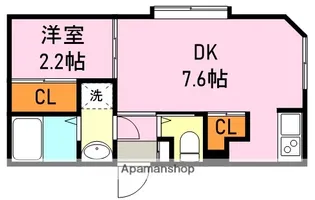 GRAYBROOK ARATA【1階】の間取り