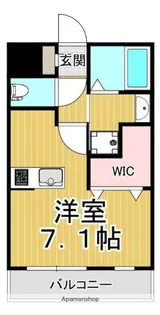 ムーランルージュ下荒田【1階】の間取り