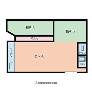 村久木アパート【101号室】の間取り