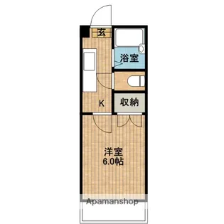 エントピア上荒田Ⅱ【8階】の間取り