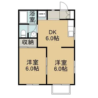 サニーガーデン【A102号室】の間取り