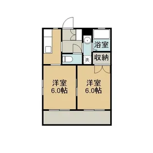 エレガンスリリー【102号室】の間取り