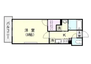 ビーアンビシャス【403号室】の間取り