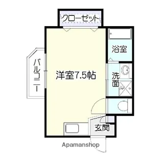 ルヴェル天保山【8階】の間取り