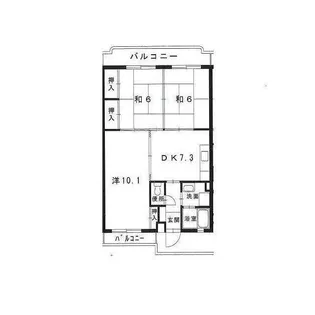 サンシャインK【1階】の間取り