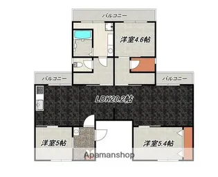 Y’S VILLAGE【5階】の間取り