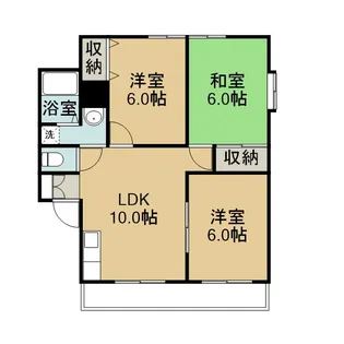 コンフォールM【202号室】の間取り