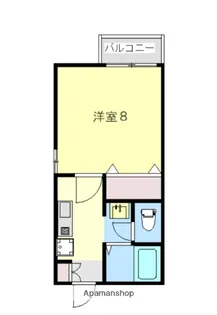 ボヌールS【1階】の間取り