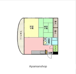 メゾン東【302号室】の間取り