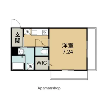 AS武【303号室】の間取り