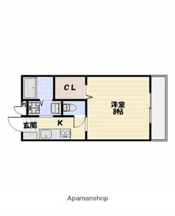 メープルTⅠ【102号室】の間取り