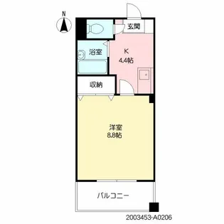 マダレンホール【2階】の間取り