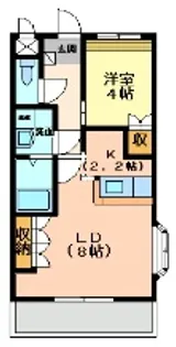 メゾン コンフォース【2階】の間取り