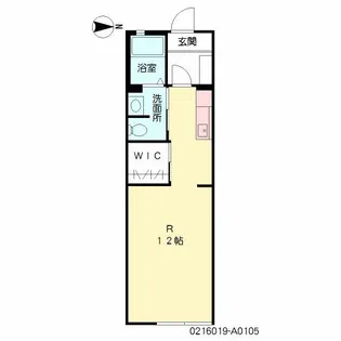 メゾンパリス坂之上【1階】の間取り