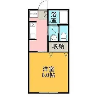 末吉ハイツ【102号室】の間取り