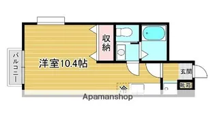 GRACE COURT荒田【1階】の間取り