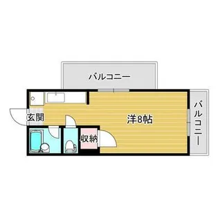 第6富山ビル【407号室】の間取り