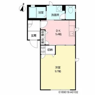 ディアス上之園【1階】の間取り