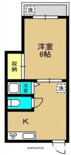 谷崎マンション【203号室】の間取り