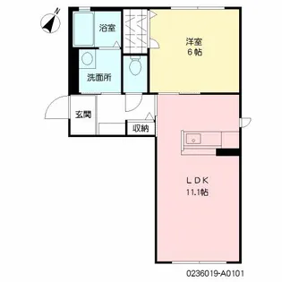 シャーメゾン平佐【1階】の間取り