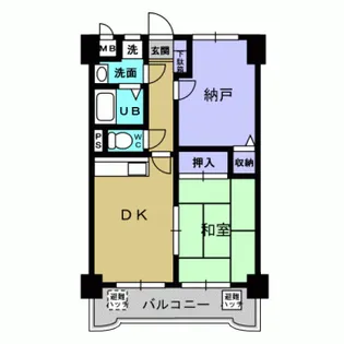 ふぁみぃゆ南【503号室】の間取り