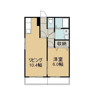 ハイムI【201号室】の間取り