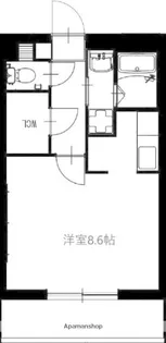 レオーノ鴨池【207号室】の間取り