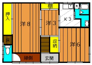 鹿児島県鹿児島市原良4丁目【一戸建】の間取り