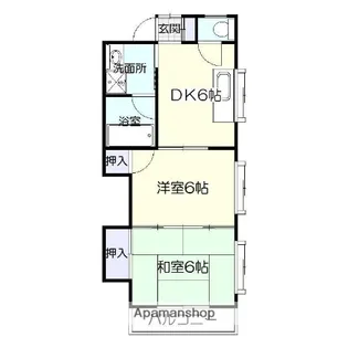 コーポ義【2階】の間取り