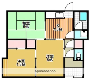 鹿児島県鹿児島市自由ヶ丘1丁目【一戸建】の間取り
