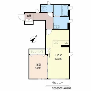 エーゼルハイム【2階】の間取り