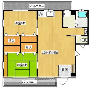 Mコーポ【302号室】の間取り