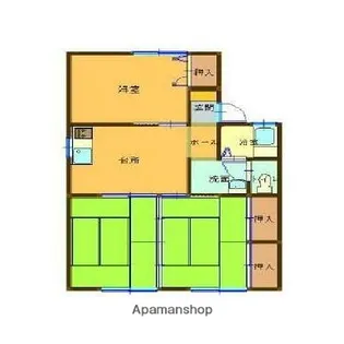 セジュール光山【202号室】の間取り