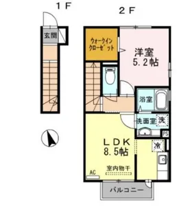 CASA ESPERANZA25【2階】の間取り