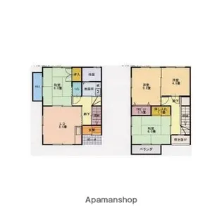 メゾンYAE2【1号室】の間取り