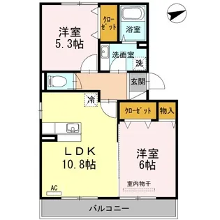 ボナール【3階】の間取り