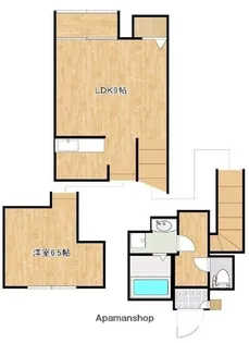 クラリスD棟【203号室】の間取り