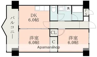 エスポワール紫原【2階】の間取り